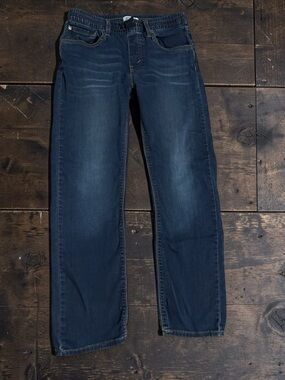 Denizen From Levi Dark Wash Straight Leg Jeans Boys Size 16 Regular